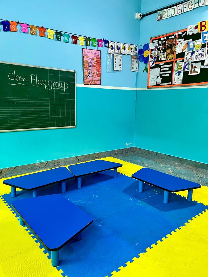 Playgroup classroom at Kidzee Kasavanahalli designed for 2-3 year old toddlers