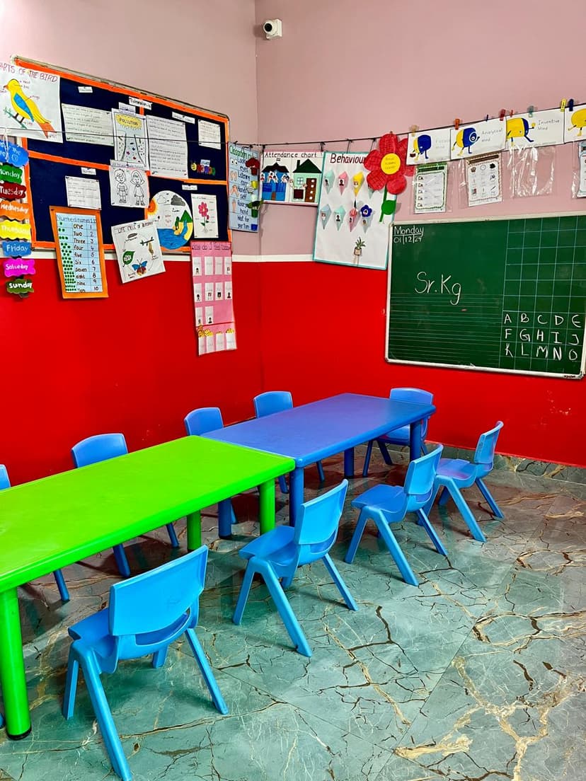 Senior KG classroom at Kidzee Kasavanahalli preparing 5-6 year olds for primary school