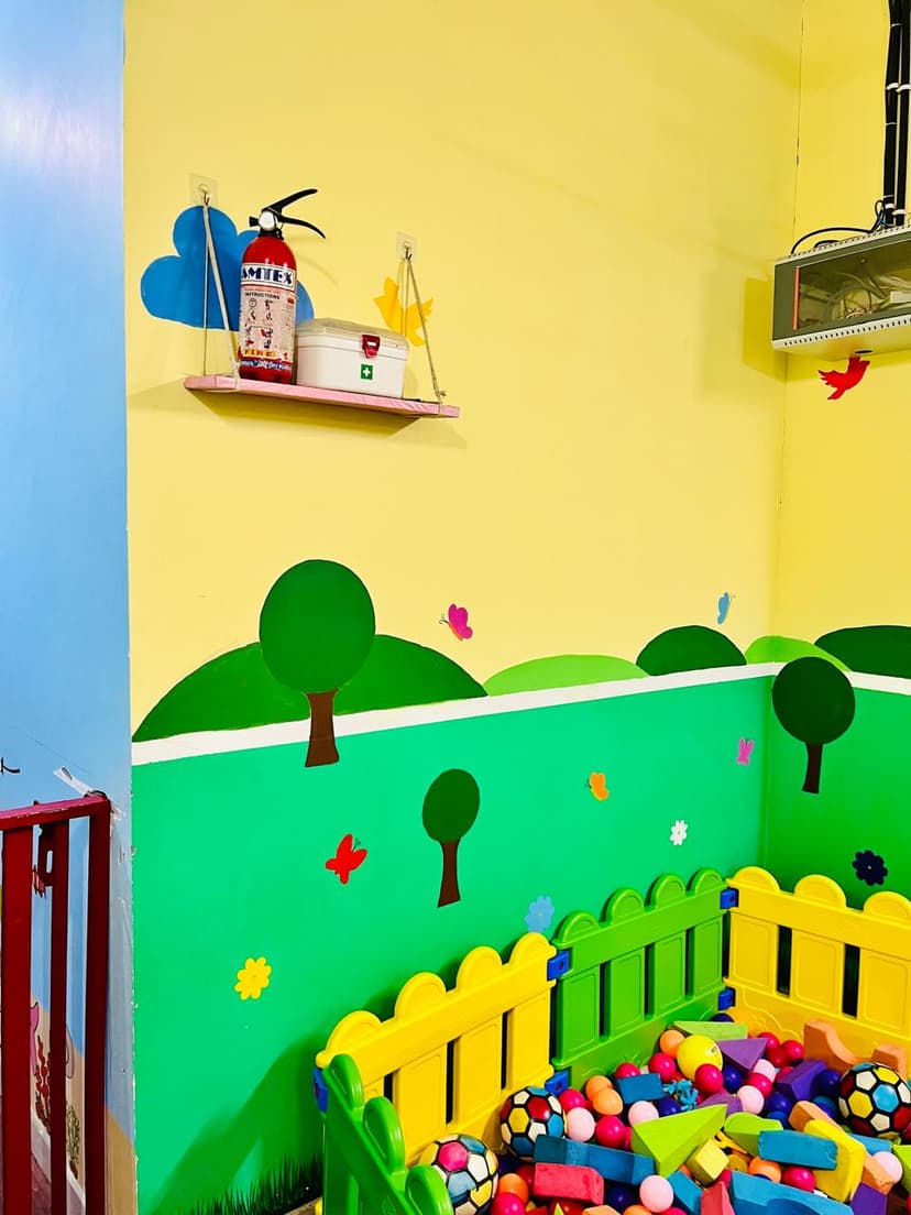 Safety walls and secure boundaries at Kidzee Kasavanahalli ensuring child protection